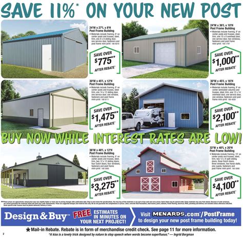 menards homes catalog